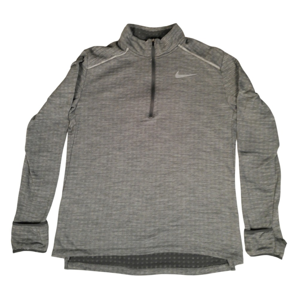 Nike Running Element Sphere 1/2 Zip Pullover Mens Medium Gray Heather 703156-011